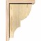 Ekena Millwork Ridgewood Rough Sawn Corbel w/Backplate, Douglas Fir, 6"W x 10"D x 14"H COR06X10X14RID01RDF - alternate 3